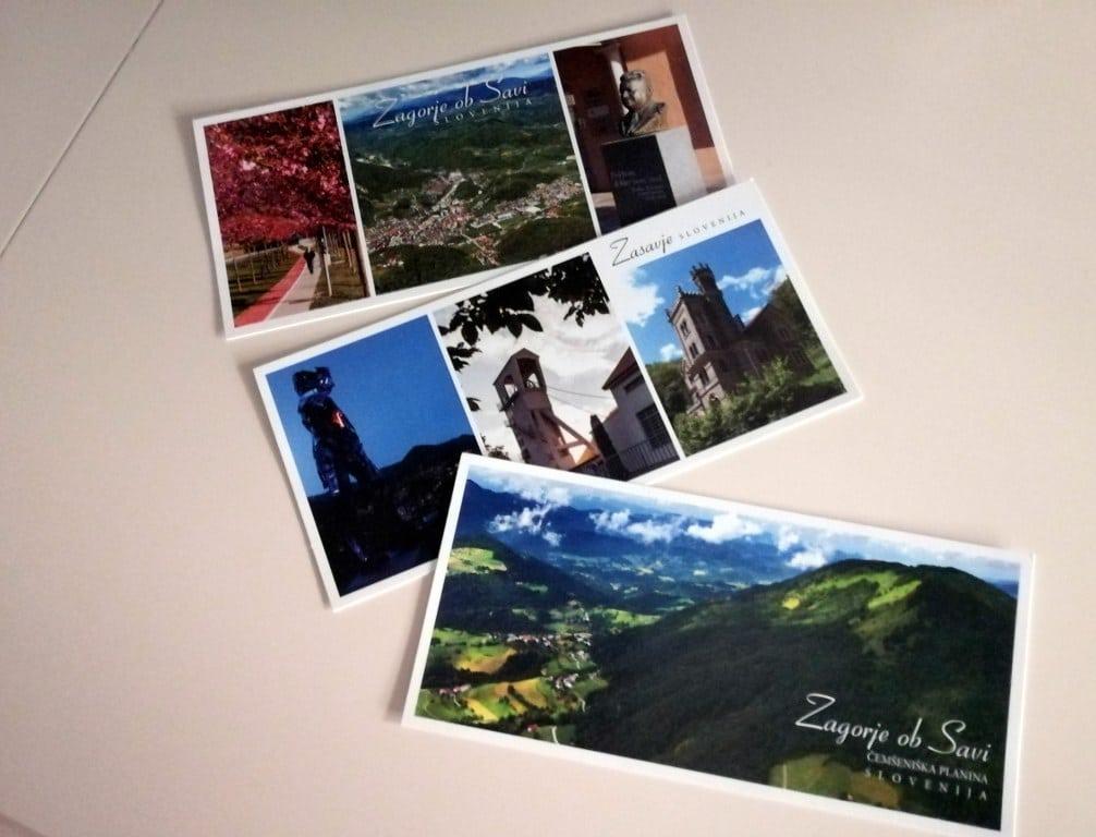 Na poštah kmalu čisto nove zasavske razglednice