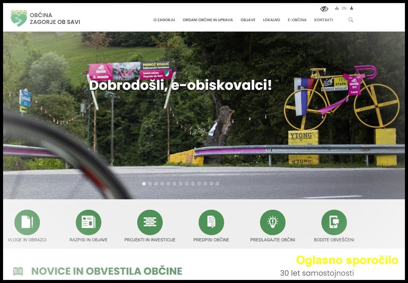 Občina z novo spletno stranjo še bolj dostopna