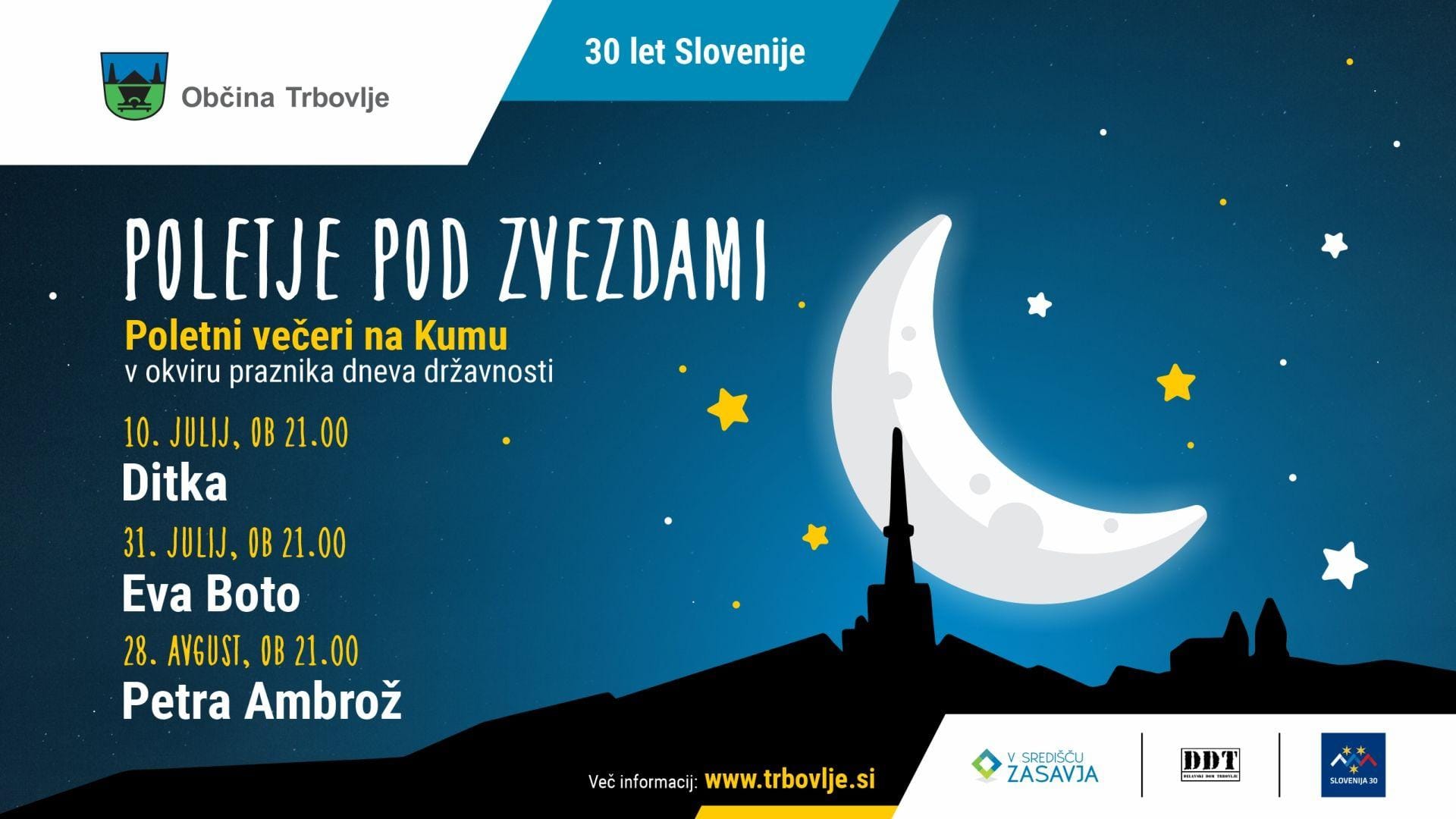 Ne zamudite! "Poletje pod zvezdami na Kumu"