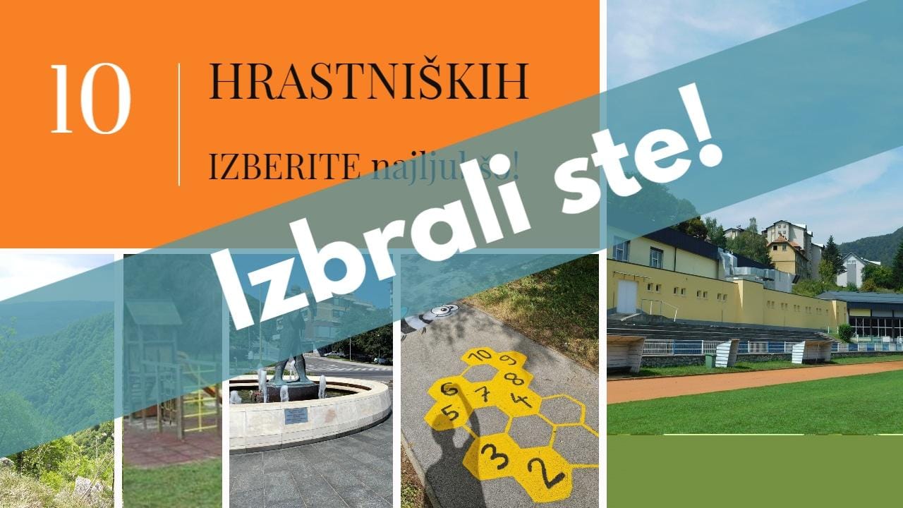 Kot najbolj priljubljeno točko v Hrastniku ste določili ...