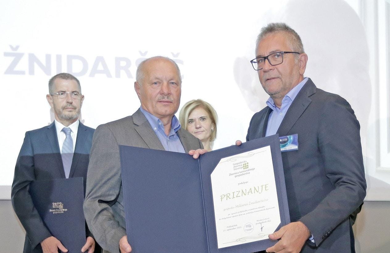 Prejel priznanje Zbornice komunalnega gospodarstva