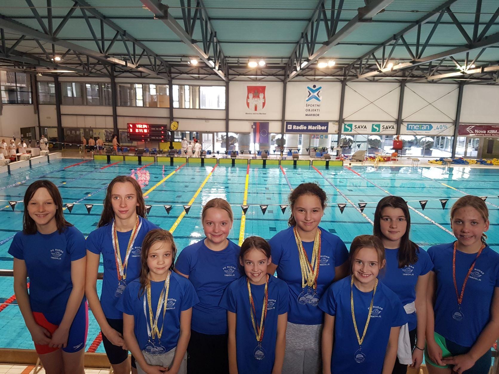 Rudarjeve plavalke uspešne v Mariboru