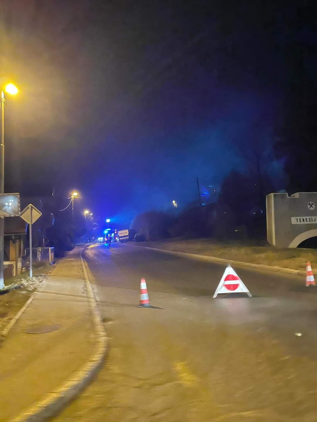 Na Tereziji zagorela lesena lopa