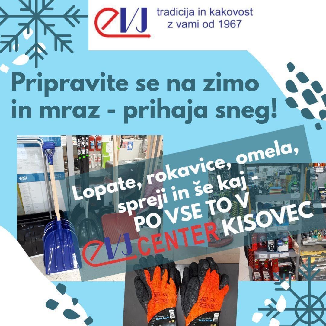 EVJ tedenska akcija: Lopate, rokavice, spreji ...