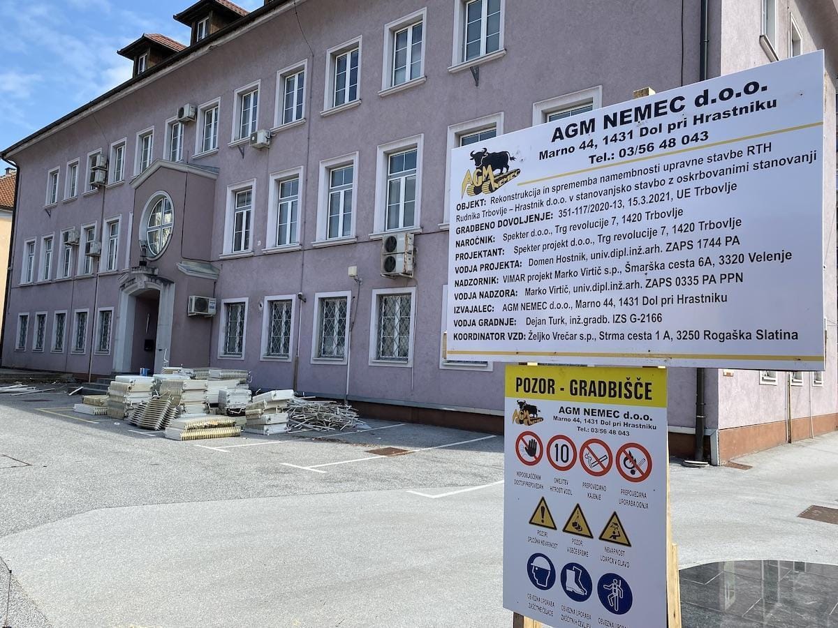 Začetek del na Vili Barbari, prednost pri vselitvi Trboveljčani