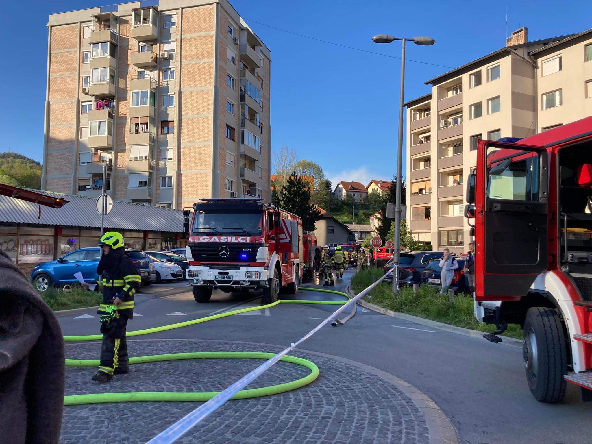 FOTO: Zagorel zapuščen objekt za toplarno