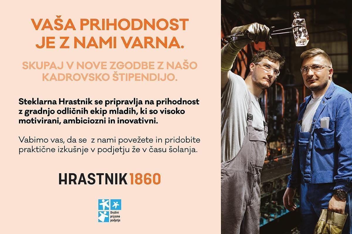 Steklarna za prihodnost gradi odlične ekipe: Na voljo so kadrovske štipendije!