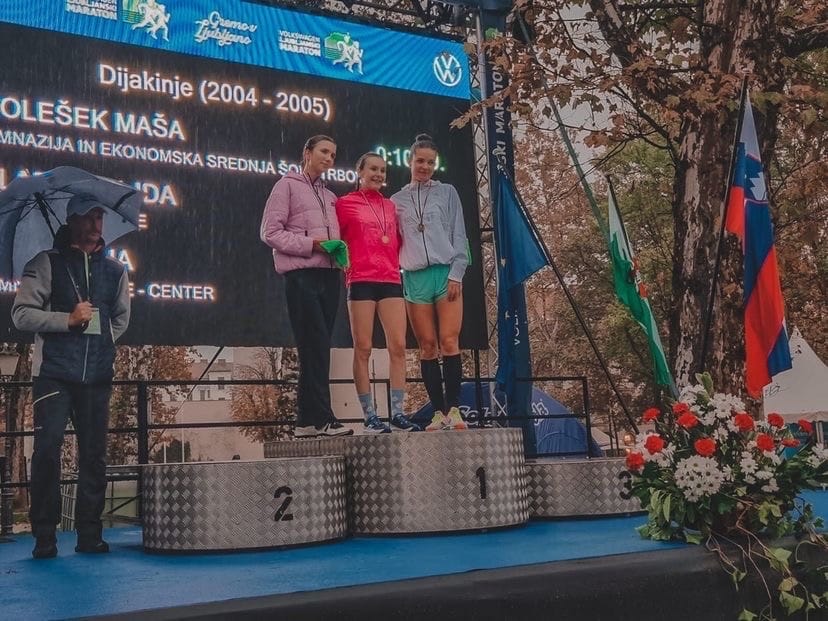 Trboveljska dijakinja postala državna prvakinja v cestnem teku