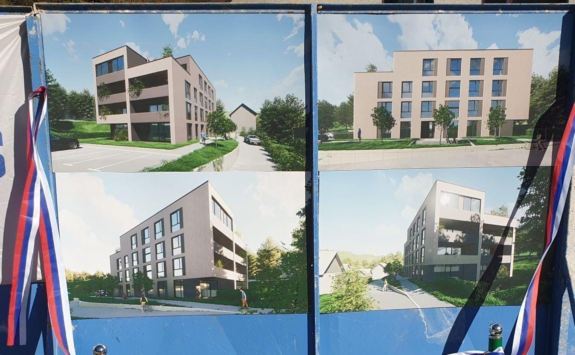 FOTO: V Hrastniku že ta mesec v prodajo novih stanovanj