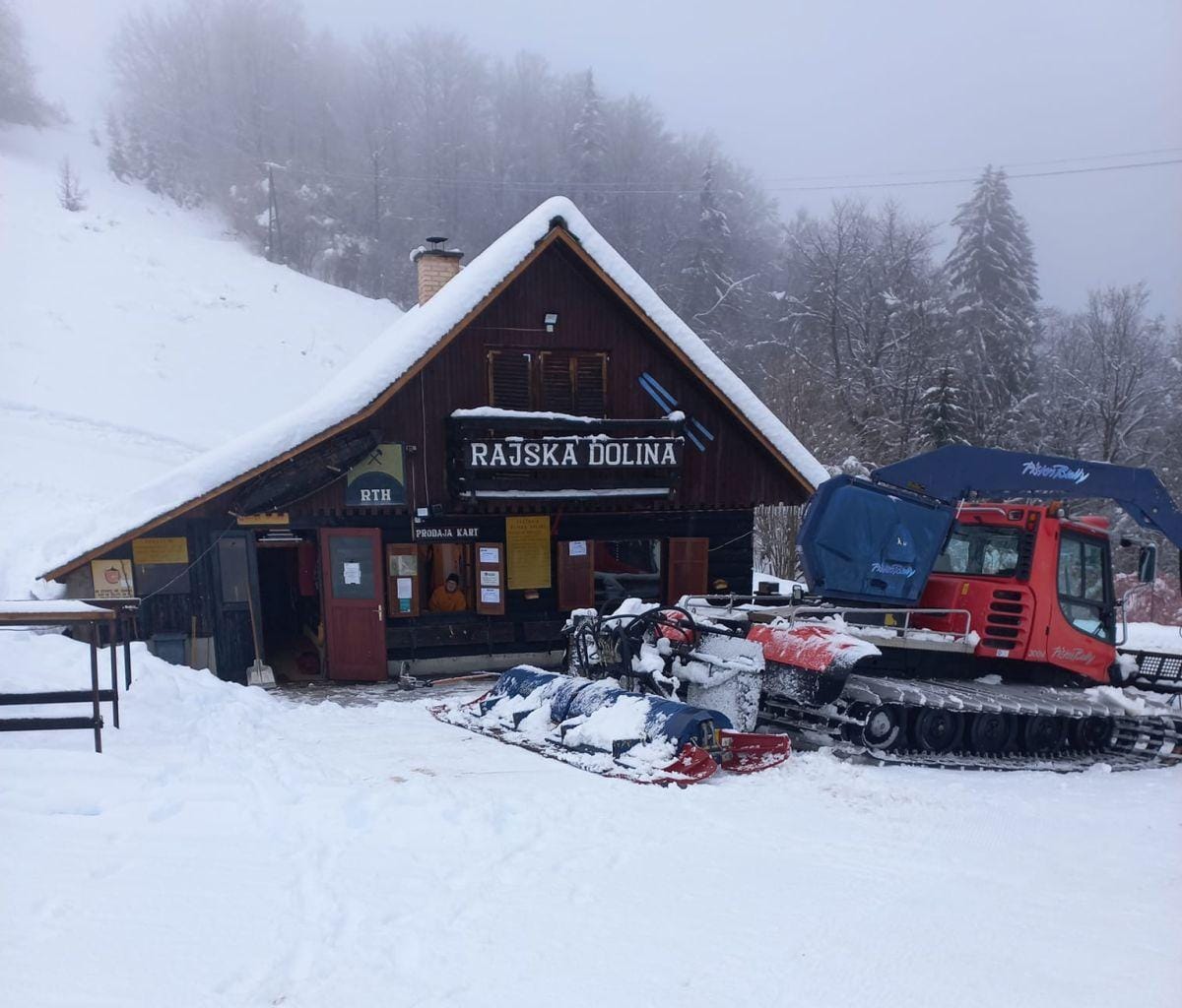 Rajska dolina in Medvednica pričakujeta vikend smučarje