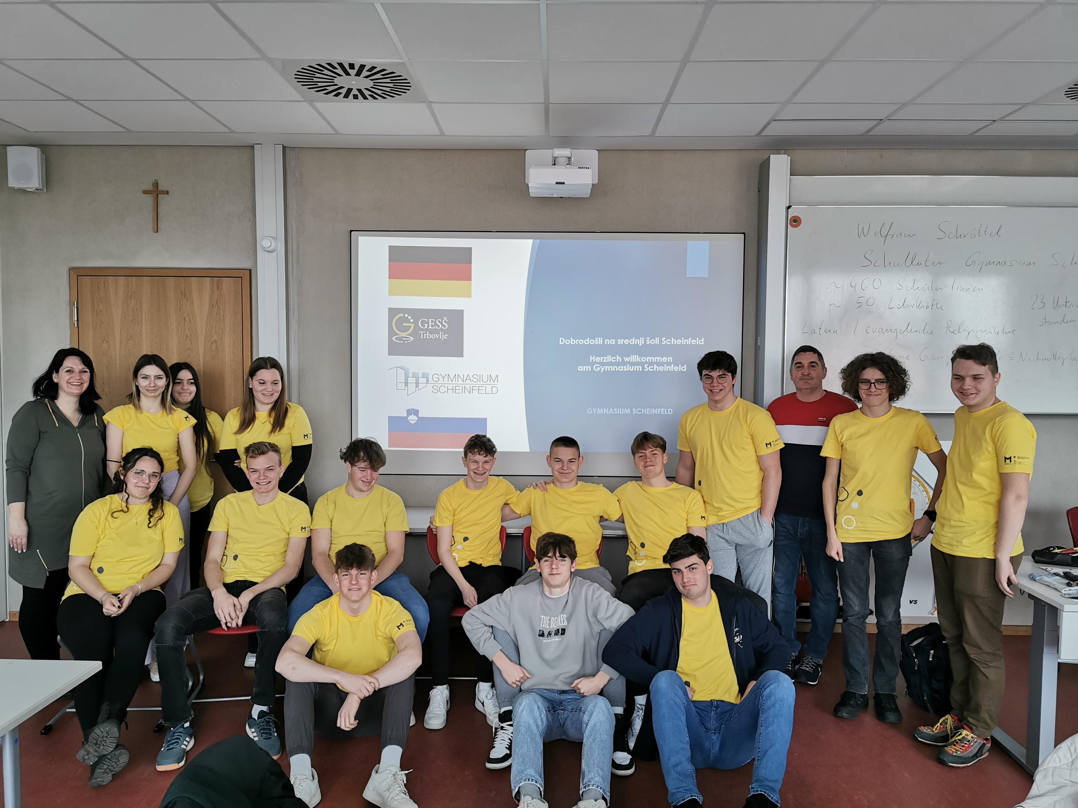 Scheinfeld_2023 GESŠ 15 dijakov v Scheinfeld