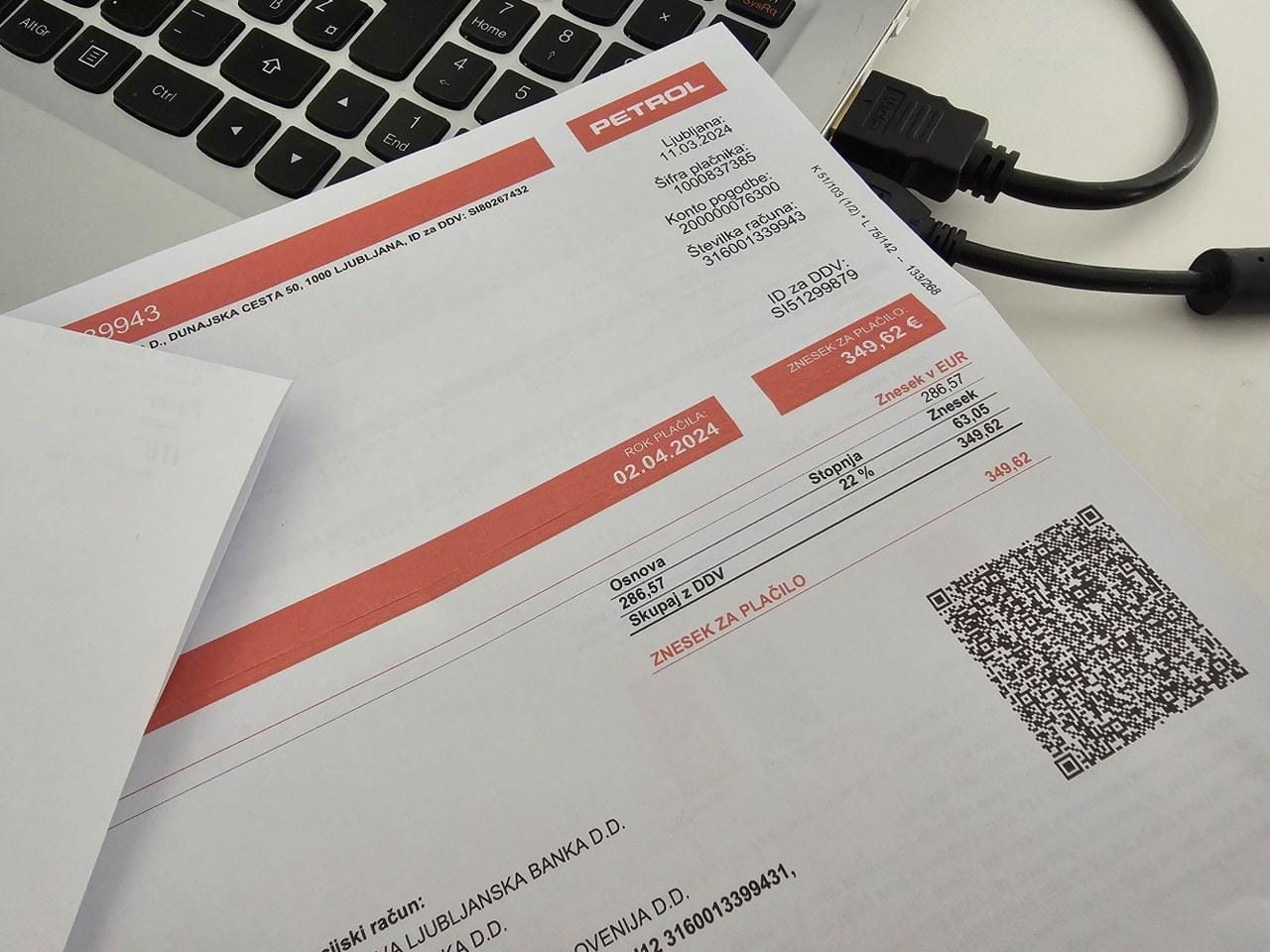 Plačali 95 položnic, ki so skupaj znašale preko 12.000 evrov