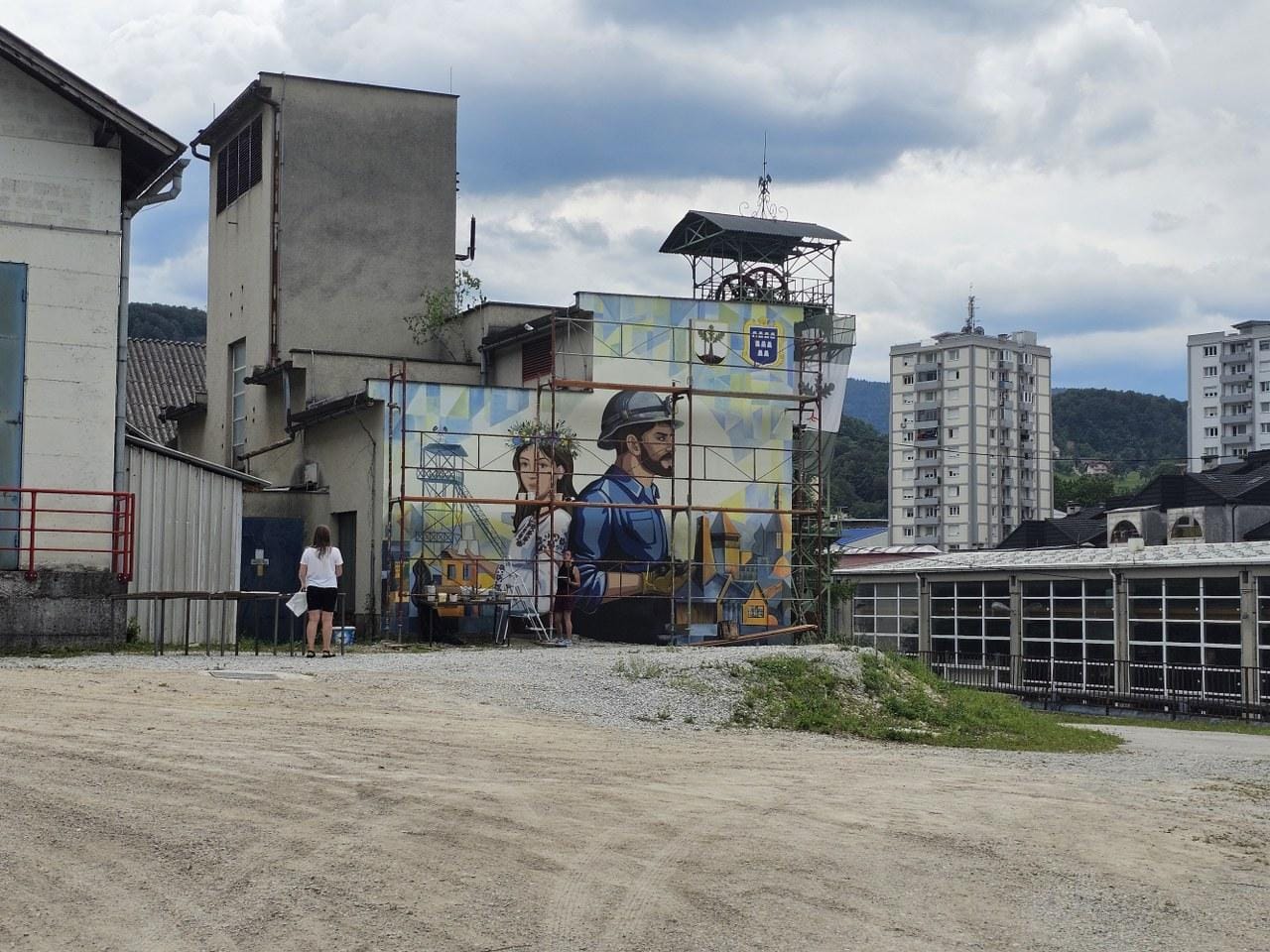 Hrastniški rudar in lepotica iz Drogobiča
