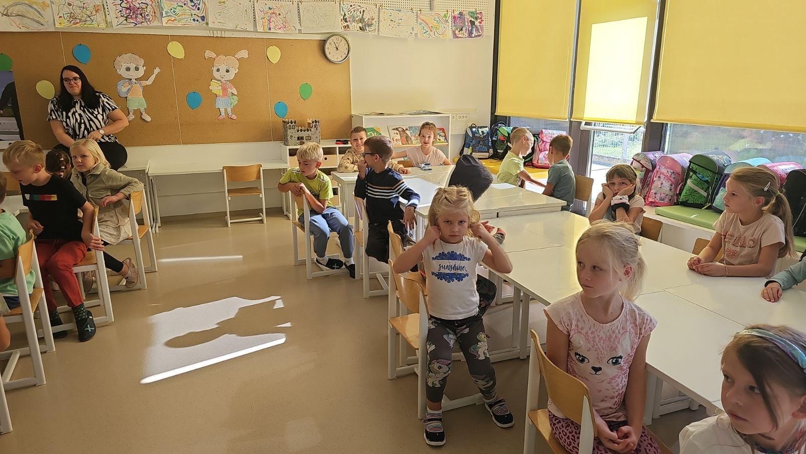 FOTO: Razigrani drugošolci, ki znajo že pošteno poprijeti za delo