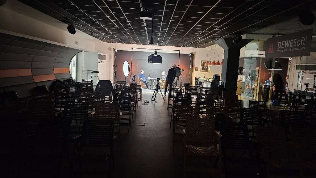 Priprave na snemanje intervjuja