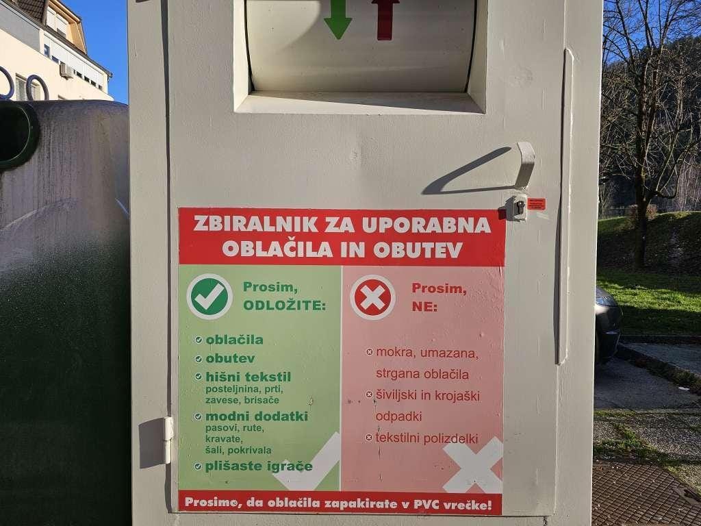 Nič več med mešane odpadke: Kam lahko občani odlagajo tekstil?