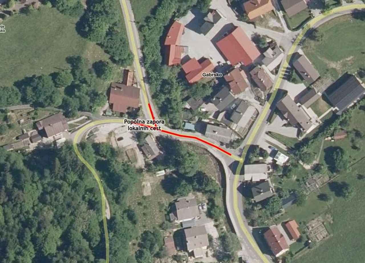 Naslednji teden nova popolna zapora dveh cest