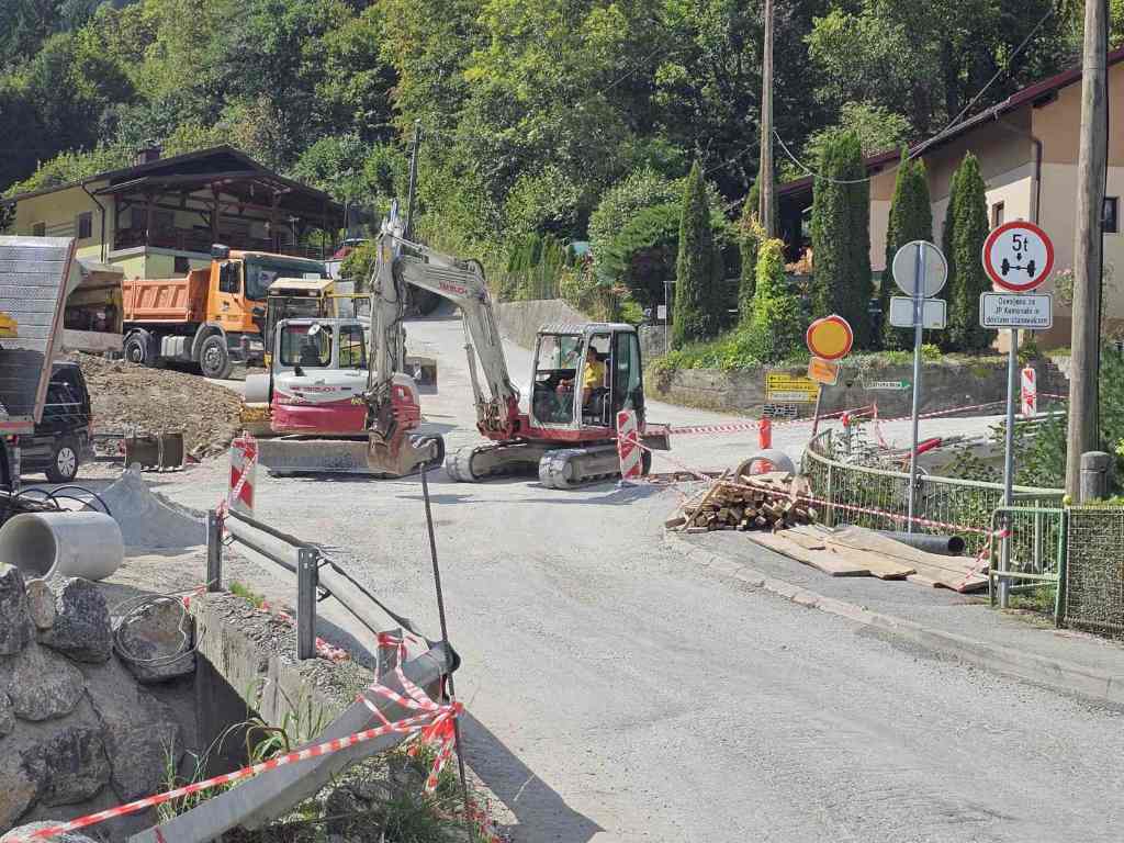 Gradnja mostu v Gabrskem napreduje hitreje, kot je bilo načrtovano! [foto]