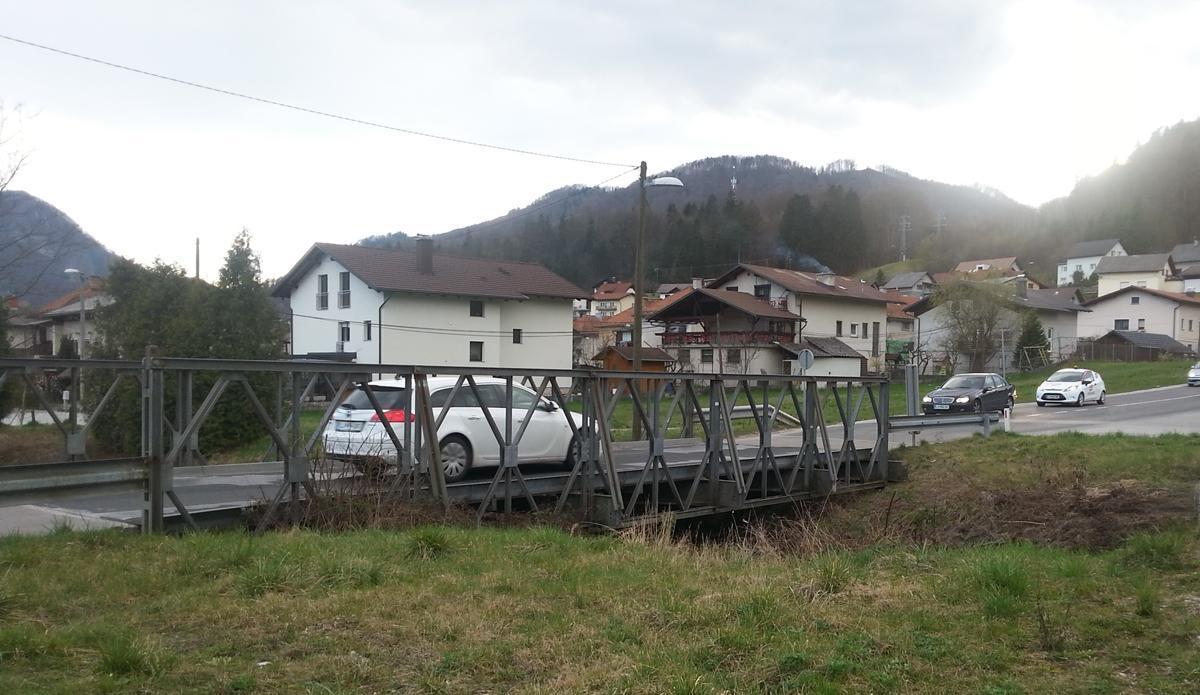 montažni most čez Kotredeščico 'Bailey'