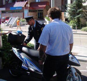 električni motor, policija1