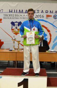 BLAŽ JE OSVOJIL ZLATO MEDALJO V BEOGRADU