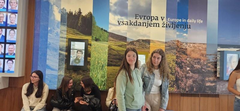 Dijaki GESŠ - strokovna ekskurzija aktivno državljanstvo - Hiša EU
